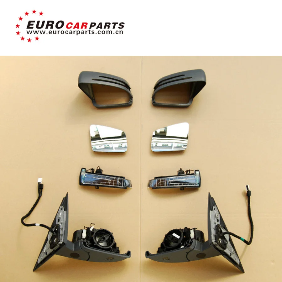 

S CLASS W221 S65 side mirror auto folding system turn signal old to new upgrade for W221 S300 S350 S400 S500 S65 side mirror