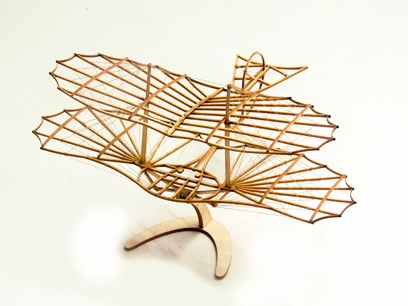 ELERC DIY деревянные строительные наборы рождественский подарок игрушки Otto Lilienthal