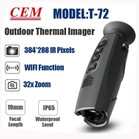 cem t 72 thermal camera hunt night vision monocular thermal imager for hunting wild boar wolf rabbit and outdoor observation