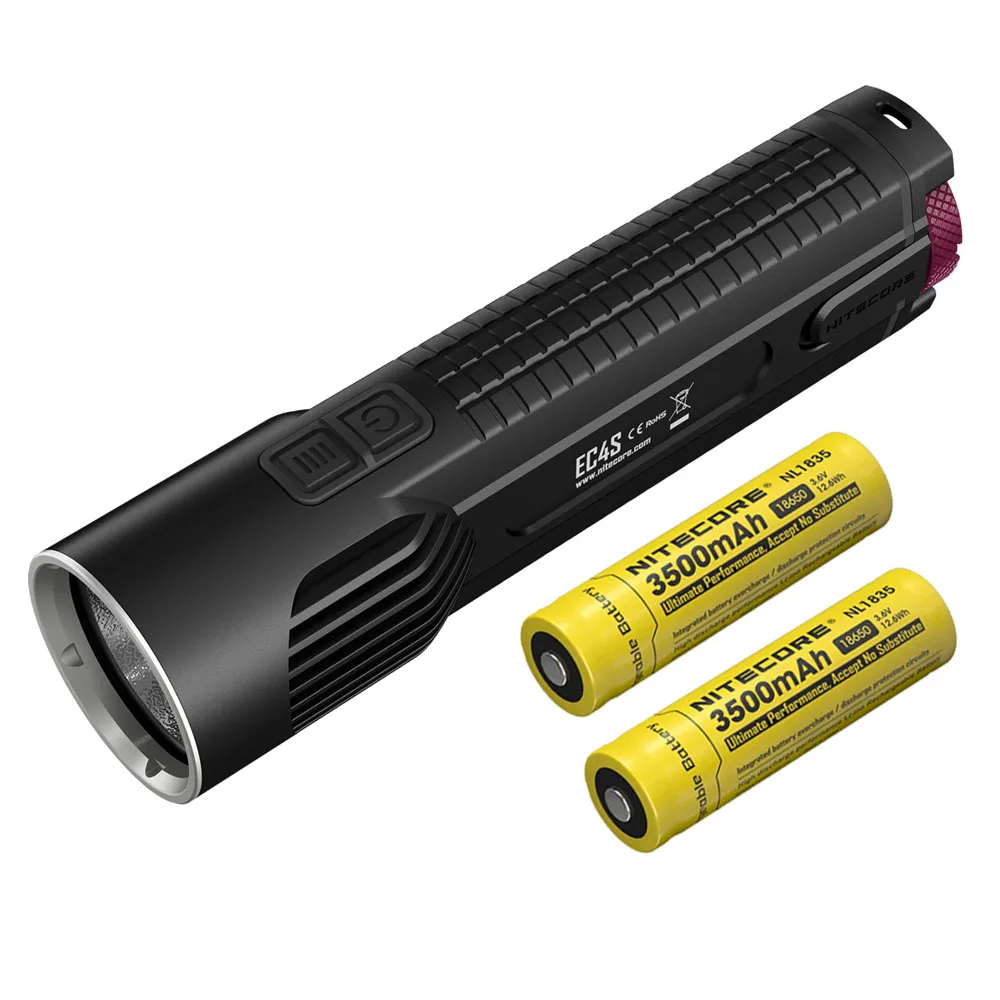 EC4S NL1835 NITECORE EC4S фонарик CREE XHP50 светодиодный портативный фонарик Макс 2150 люмен расстояние луча 280 м Открытый тактический фонарь - Испускаемый цвет: EC4S NL1835