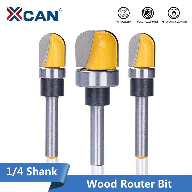 

Фреза по дереву XCAN, хвостовик 1/4 дюйма, диаметр 1/2-3/4 дюйма
