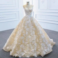 dd jyoy white couch pattern lace ball gown wedding dress small train champagne lining sweetheart neck lace up wedding gown