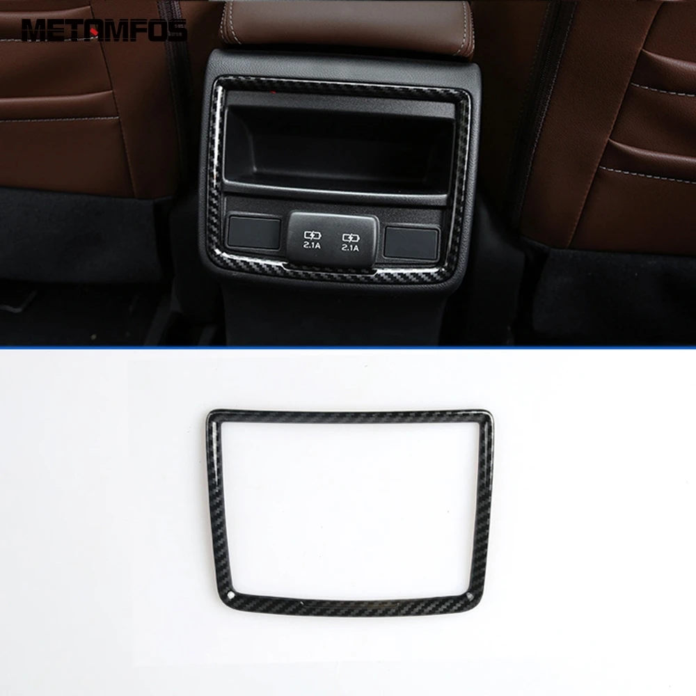 Подлокотник из углеродного волокна для Subaru Forester SK 2019 2020 коробка хранения задняя