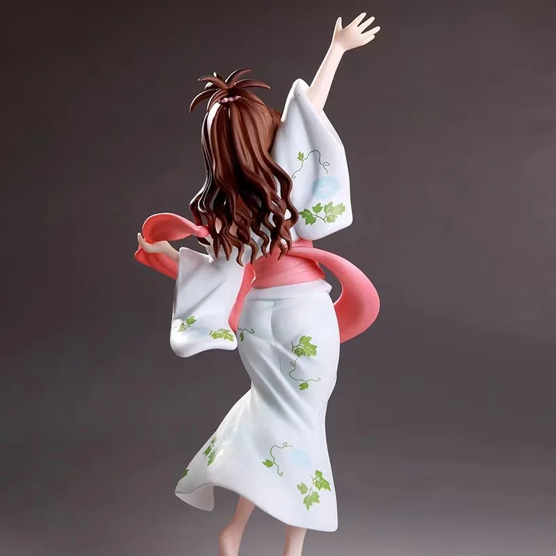 22 см милые нарисованные в масштабе Аниме фигурки Mikan Yuki халат Женское Сексуальное
