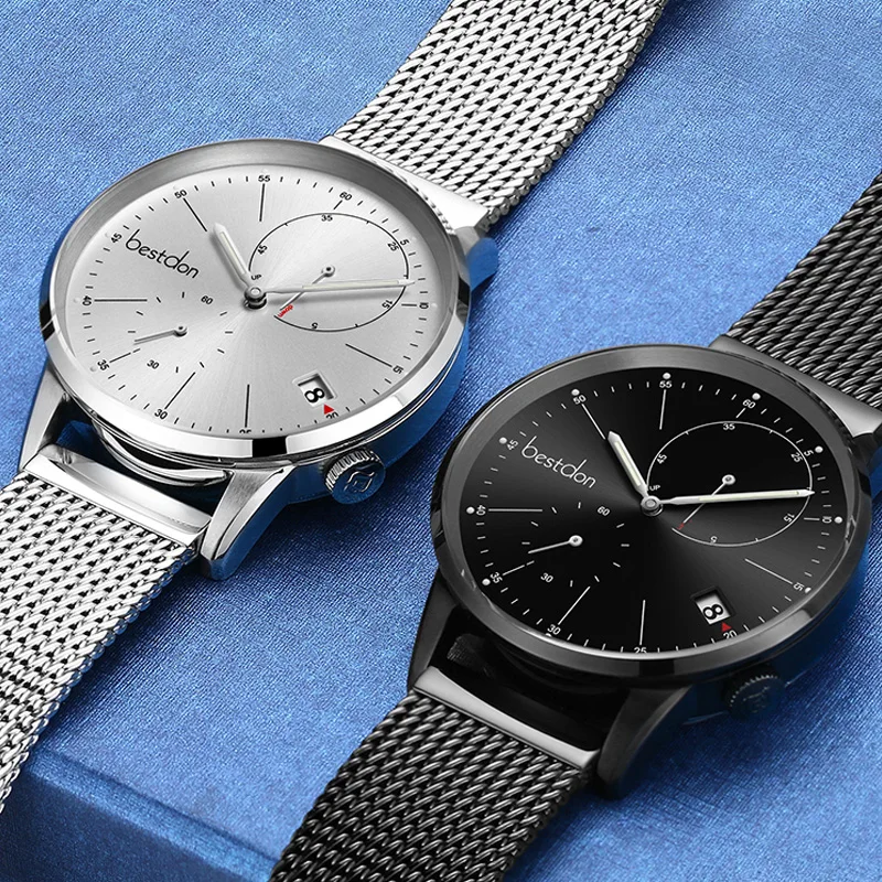 Bestdon Мужские механические часы автоматические Роскошные брендовые полностью