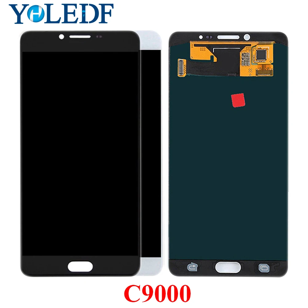 100% протестированный супер Amoled ЖК дисплей для samsung C9 Pro C9000 сенсорный экран Pantalla