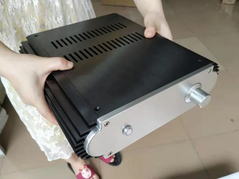 BRZHIFI BZ2208 алюминиевый чехол с двойным радиатором для усилителя мощности класса A