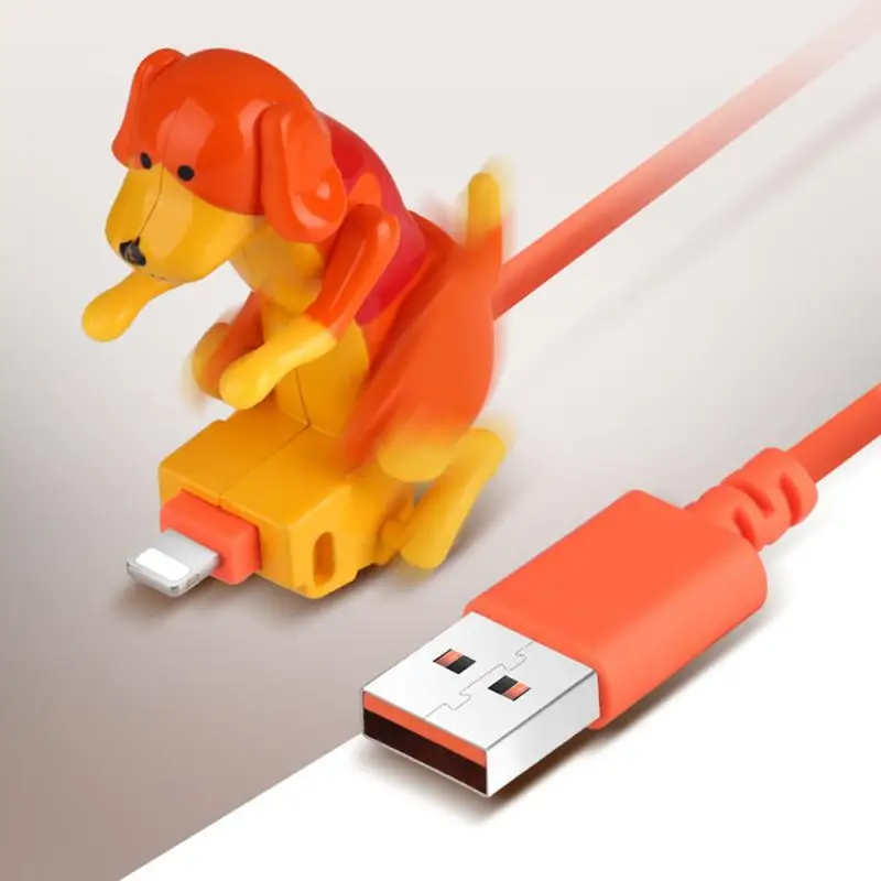 

Data Cable Toy Dog Smartphone Charger 1M Charging Line Cute Micro Usb Creativity Small Puppy Data Cable Portable