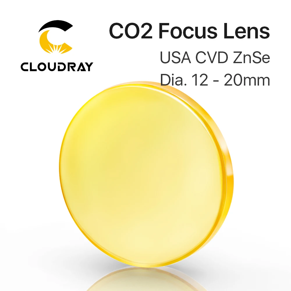 Фокусная линза США CVD ZnSe DIA 12 15 18 19 05 20 FL 38 1 50 8 63 5 76 2 101 6 127 мм для лазерного