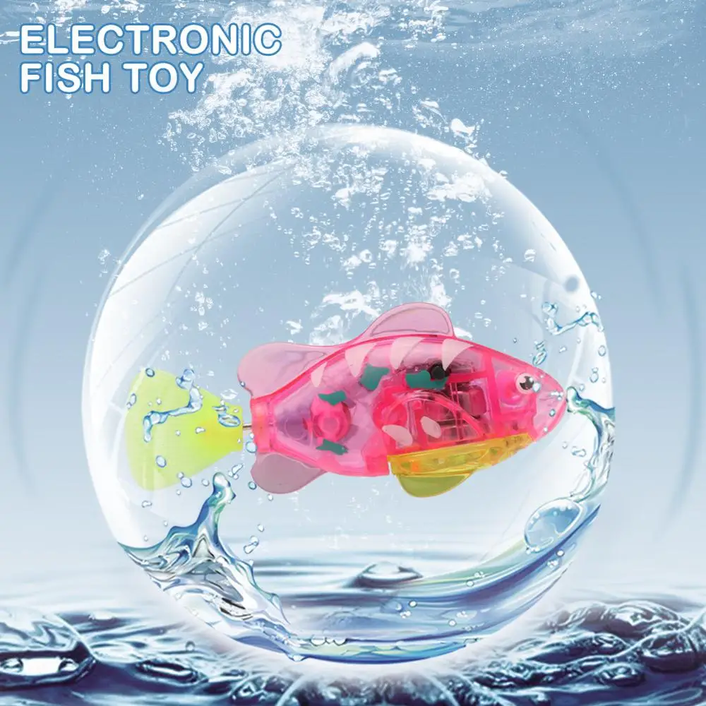 

Swimming Electronic Fish Activated Battery Powered Toy For Children Kid Electronic Fish Robot Fish Swimming Fish Tank Decoration