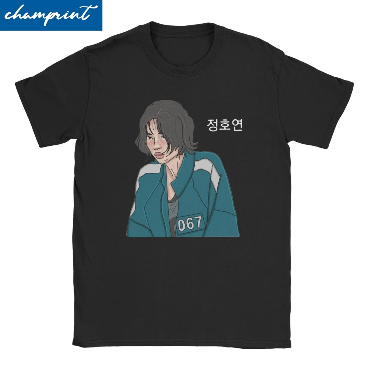 

Squid Game 067 Player T Shirts Men Women's Cotton Funny T-Shirts Kids Game Battle Squidgamer Tee Shirt Plus Size Clothes