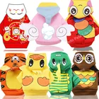 Новая зимняя одежда для собак, зимнее пальто для маленьких собак, теплая одежда для щенков, мягкая толстовка для собак, пальто, одежда для косплея домашних животных