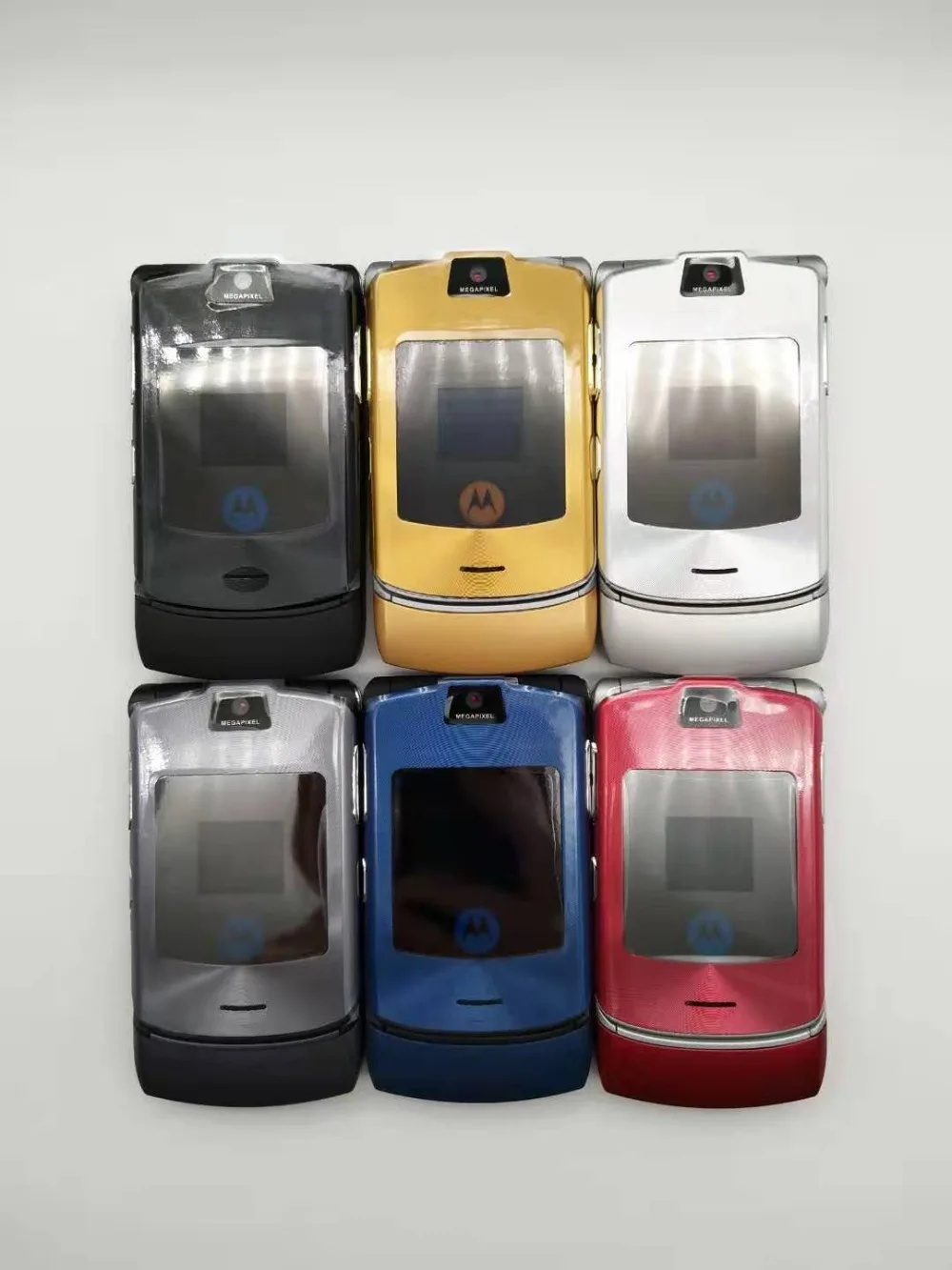 Motorola RAZR V3i разблокированный мобильный телефон GSM флип Bluetooth телефон один год гарантии