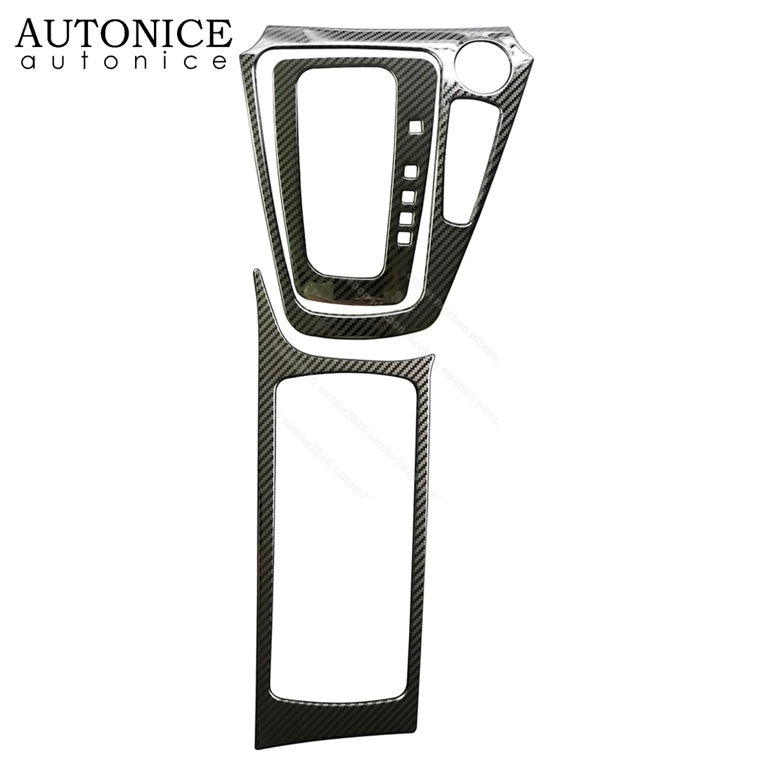 Цвет углеродного волокна внутренняя фреза подходит для Ford Focus правый руль 2015 2016