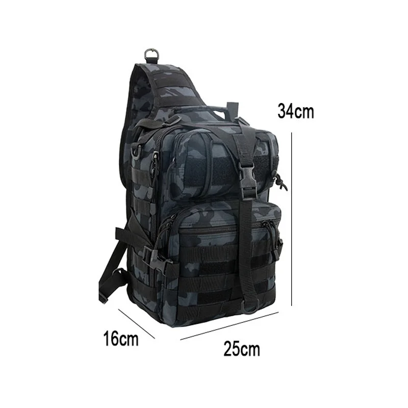 

20L Tactical Chest Bag Fishing Military Sling Backpack Army for Outdoor Hiking Camping Hunting Backpack Bag Travel Molle XA1+A