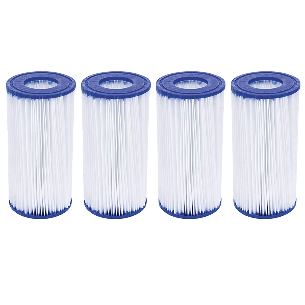 

4pcs Pool Replacement Filter Cartridge for 58603 58604 56637 56638 56635 56636 Filter Pump Spa Pool Accessories