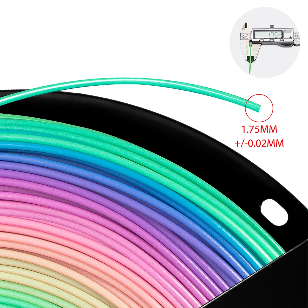 Нить для 3D принтера не требуется нагревательное покрытие нить PLA 1 кг 75 мм нити FDM