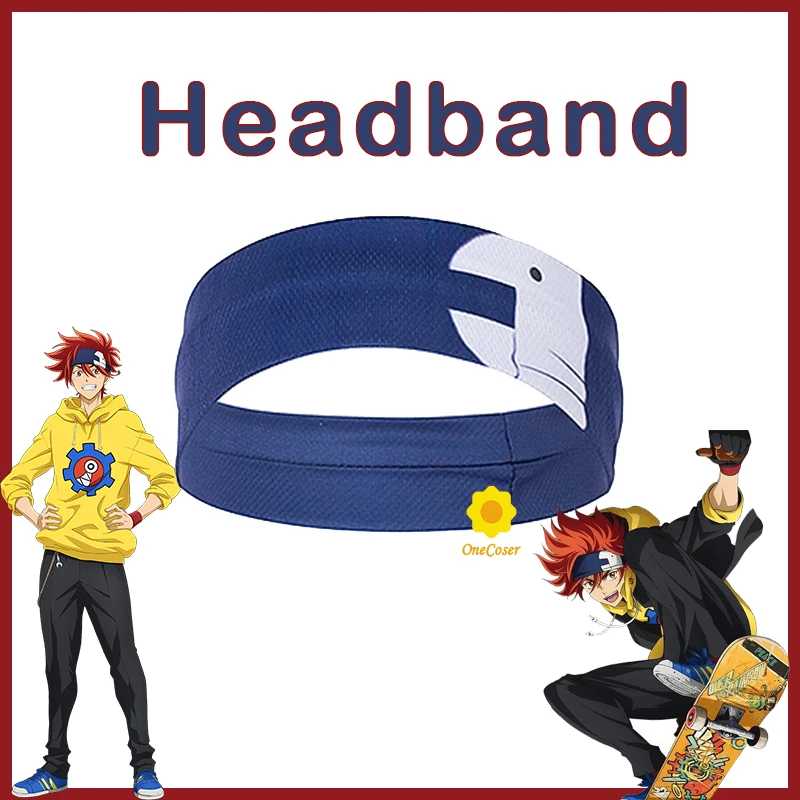 

Anime SK8 the Infinity Reki Kyan Cosplay Headband Props Dark Blue Headwear SK Eight Party Role Play Accessories Men Women