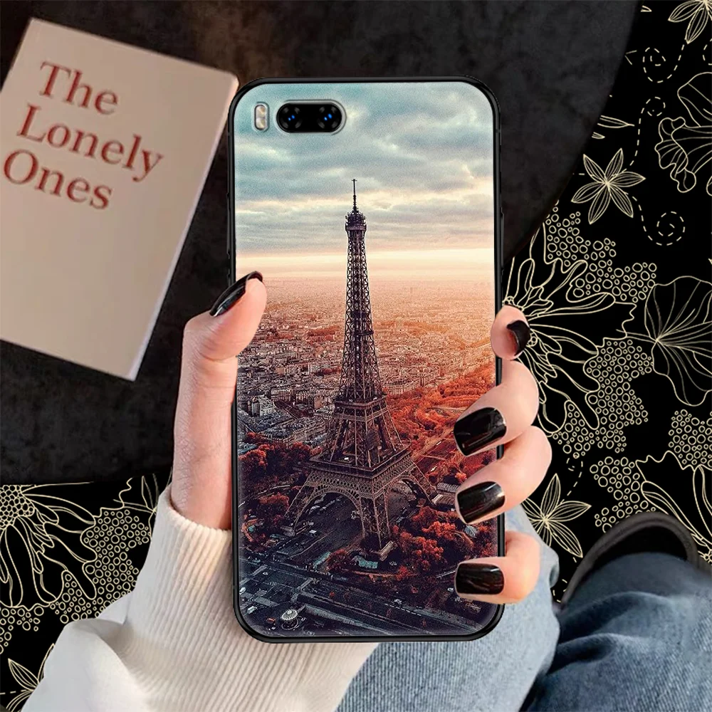 Чехол для телефона Paris Eiffel Iron Tower для Xiaomi Mi Max Note 3 A2 A3 8 9 9T 10 Lite Pro Ultra черный 3D ячейка обложка модное hoesjes on.