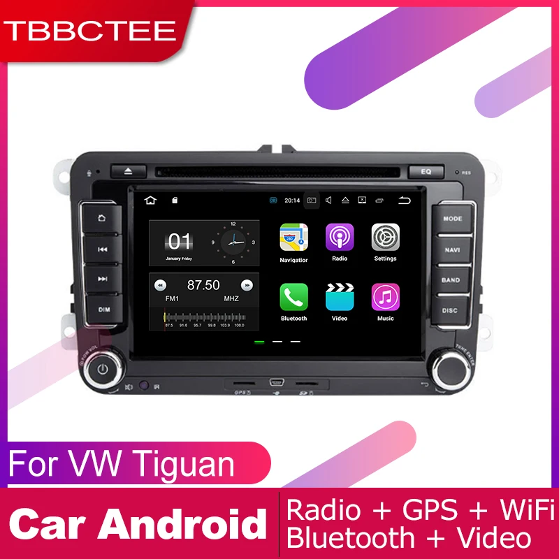 TBBCTEE для Volkswagen VW Tiguan 2007 ~ 2014 Автомобильная Android мультимедийная система 2 DIN Авто dvd