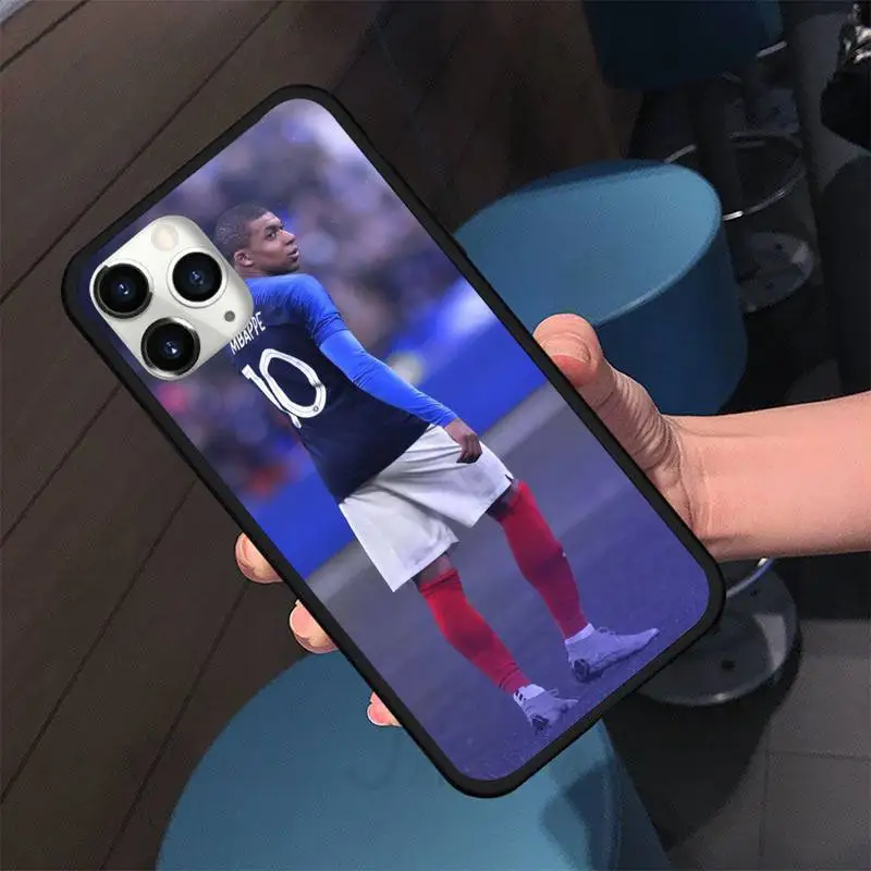 

Mbappe Kylian Football Phone Case For iphone 5S 6S 7 8 11 12 XR XS SE Plus Pro ProMax Cover Fundas Coque