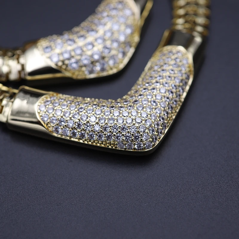 Luxury Women Jewelry Sets Gold Color pave Cubic Zirconia Watch Necklace Earrings Bracelet Ring Combo wedding bridal jewelry sets | Украшения