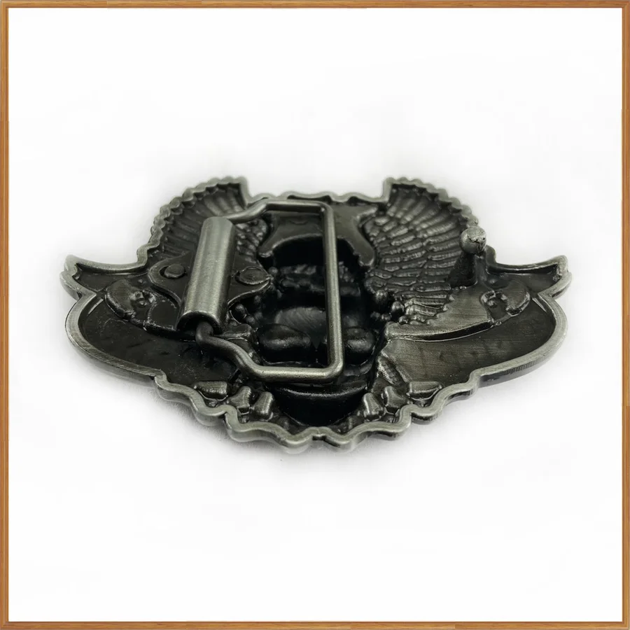 BuckleClub wholesale Skull eagle biker chain belt buckle jeans gift cowboy FP-02825 for men 4cm width loop | Дом и сад