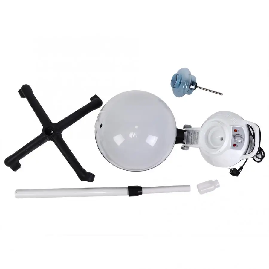 

Hairdressing Supplies Salon Spa Hair Steamer Rolling Stand Hooded Hair Coloring Perming Conditioning Steamer UK Plug Hair