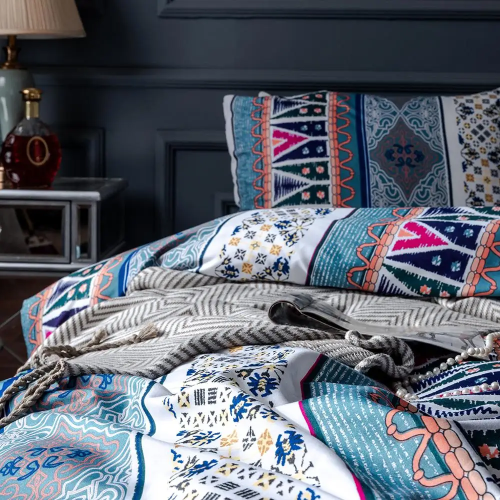 Домашний текстиль набор пододеяльников наволочки мягкое постельное белье из