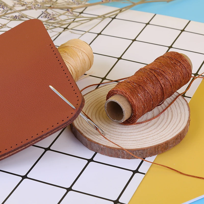 

28PCS Leather Sewing Kit With Large-Eye Stitching Needles, Waxed Thread, Leather Sewing Tools For DIY Leather Craft