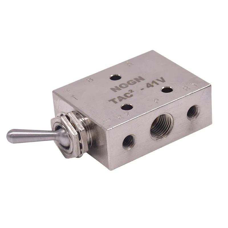 1PC Pneumatic 2 Position 5 Way Toggle Valve Switch Mechanical Hand 1/8&quotBSP Knob | Обустройство дома