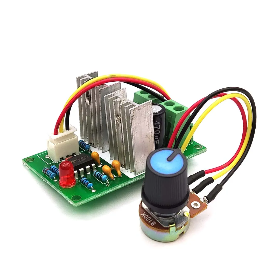 Контроллер скорости ШИМ двигатель постоянного тока 0 ~ 100% Регулируемый приводной