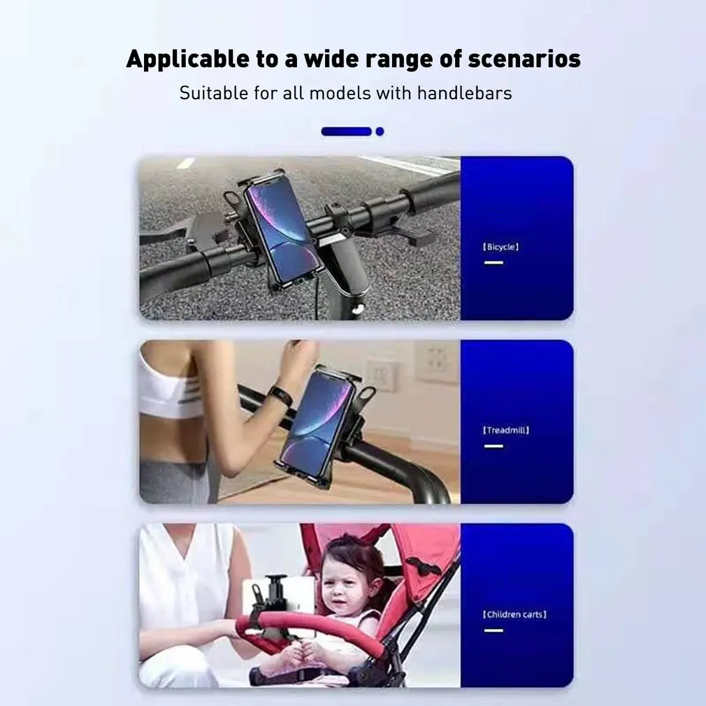 

Height Adjustable And Foldable Bicycle Holder Mobile Phone Holder Anti-dropping Motorcycle Holder Outdoor Riding Equipment