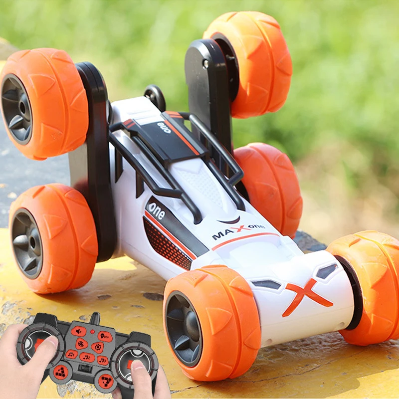 

Competition 2.4G Programming Deformation Stunt Car Rotating Drift Climbing Six-wheeled Remote Control Car Toys Gift for Kid Gift