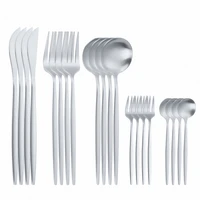 20 pcs dinnerware set stainless steel tableware set fork knives spoons luxury cutlery set safe flatware kitchen accessories
