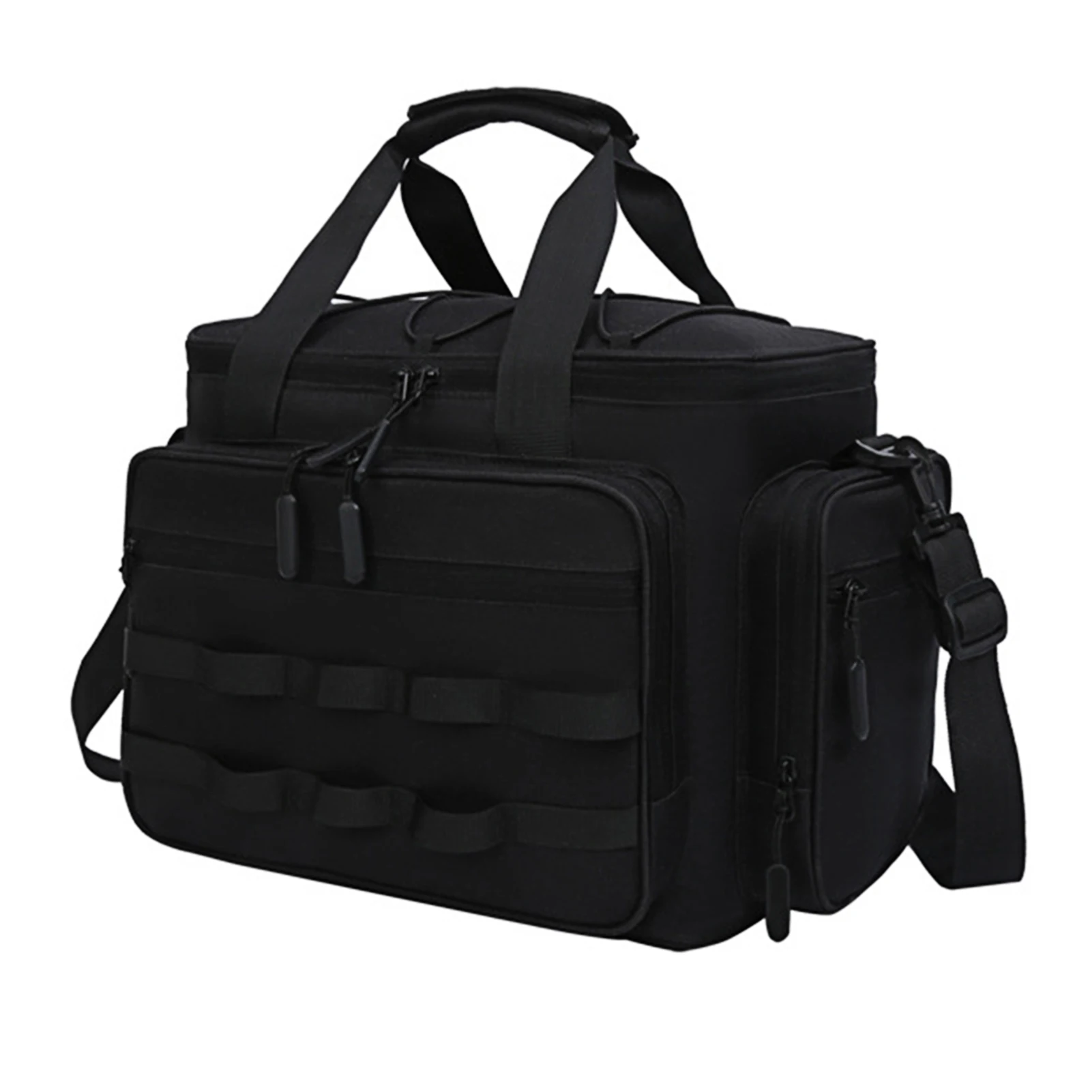 

Non Slip Large Capacity Fishing Bag Oxford Cloth Adjustable Strap Saltwater Freshwater Waterproof Camping With Handle Hiking