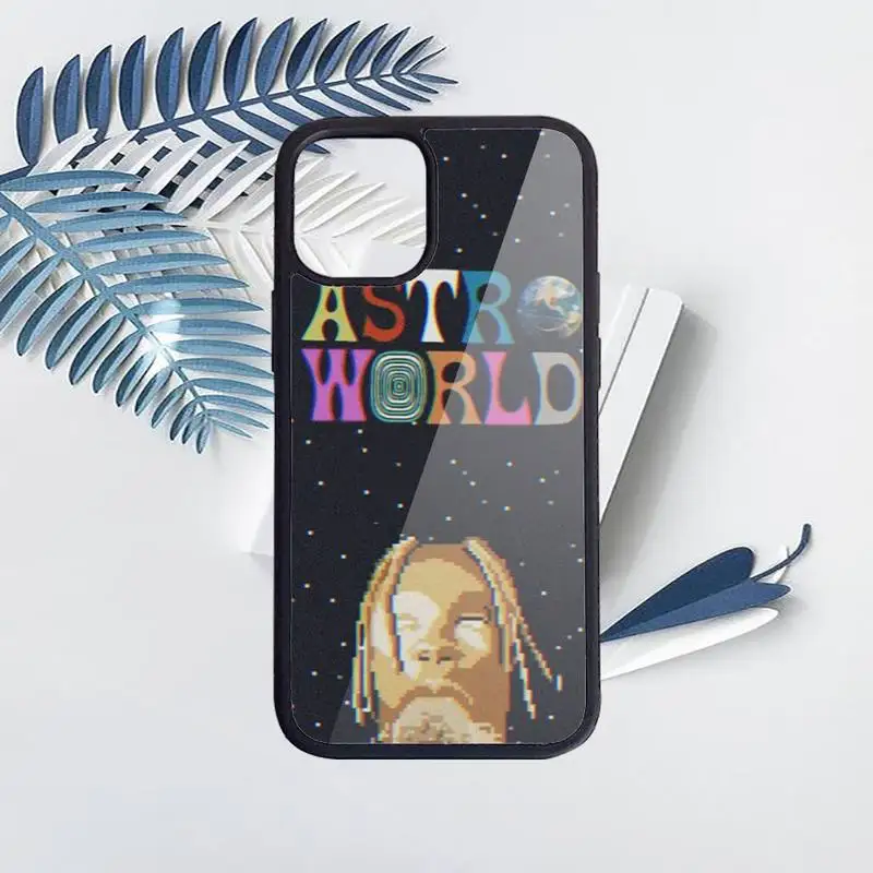 

Astroworld famous rapper Phone Case PC for iPhone 11 12 pro XS MAX 8 7 6 6S Plus X 5S SE 2020 XR Luxury brand shell funda