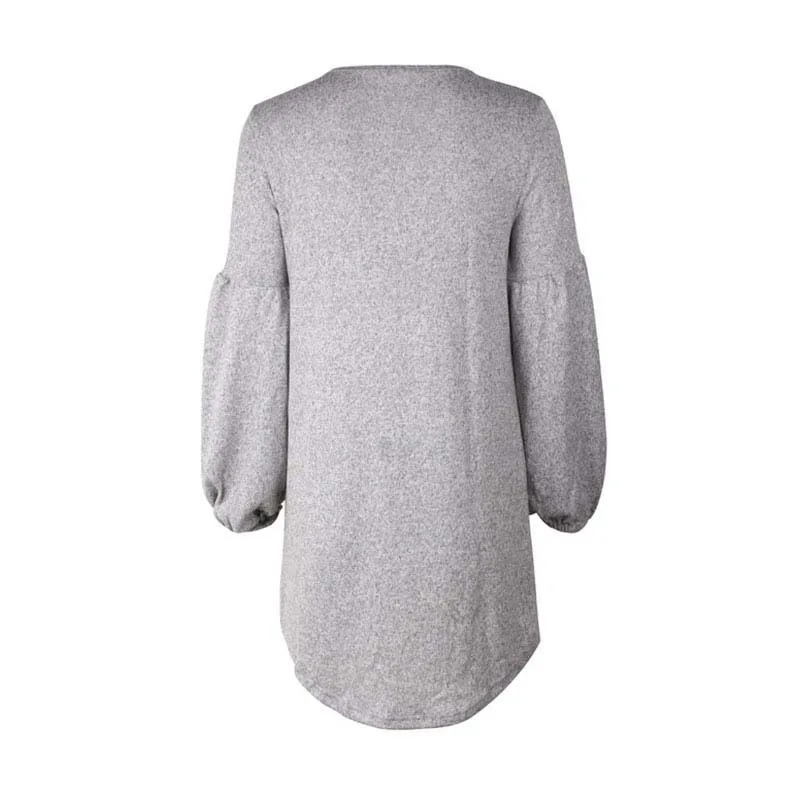 

2020 Autumn Long Pullover Warm Knitted Dresses Jumper Long Sweater Women Winter Lantern Sleeve Loose Pull Femme Knitwear XL