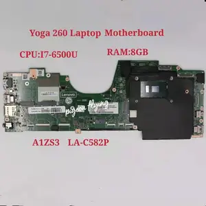for thinkpad yoga 260 laptop motherboard cpu i7 6500u ram 8gb la c582p fru 00ny978 01lv849 01lv850 00ny979 100 test ok free global shipping