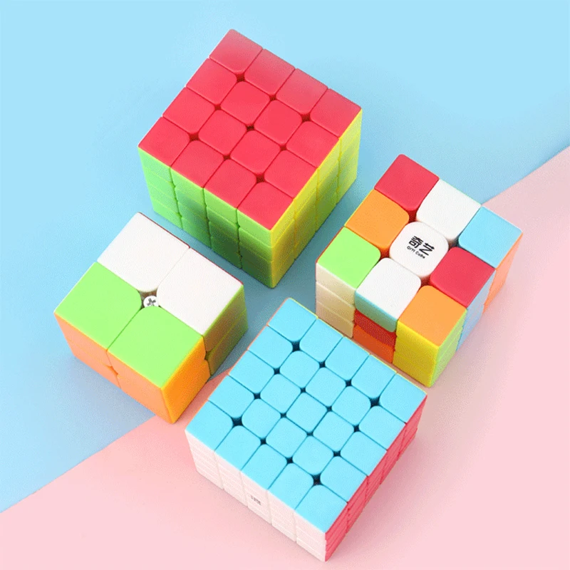 Qiyi 2x2 3x3 4x4 5x5 волшебный куб Cubo Magico Professional Puzzle Warrior W 2x2x2 3x3x3 4x4 speed Cube Stickerless Game куб, игрушка
