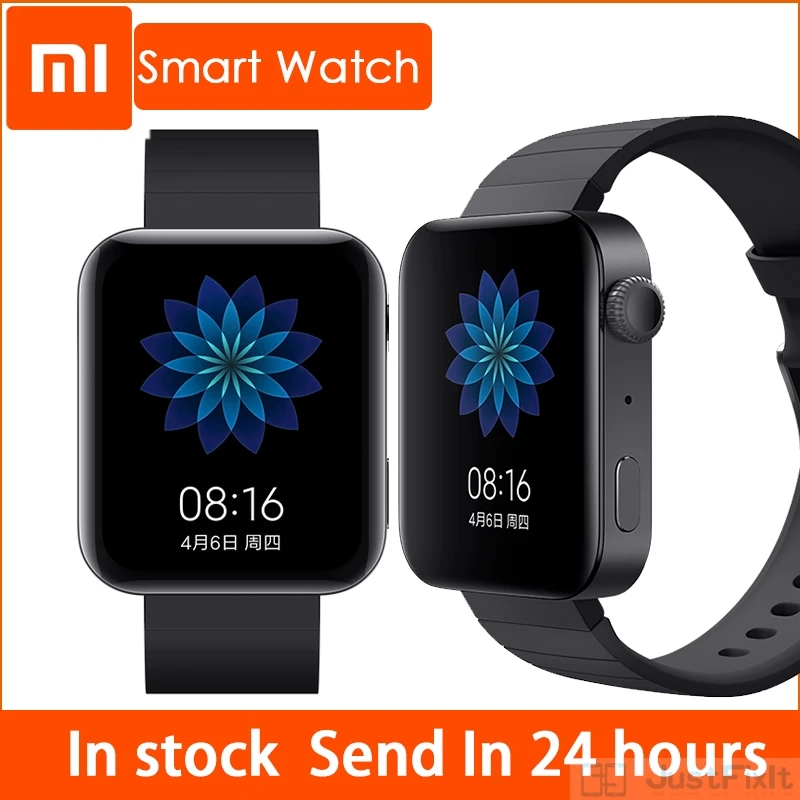 Xiaomi Смарт Mi часы GPS NFC WIFI ESIM телефонный звонок браслет Android наручные Спорт Bluetooth