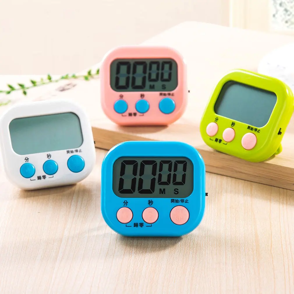Cute Mini Timer Clock Cooking Mechanical Home Decorating Portable Kitchen Gadget with Bracket | Дом и сад