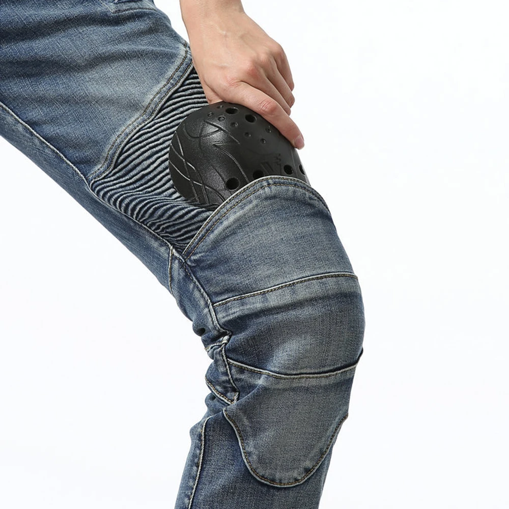 Мотоциклетные брюки мотоциклетные джинсы штаны для мотокросса байкерские