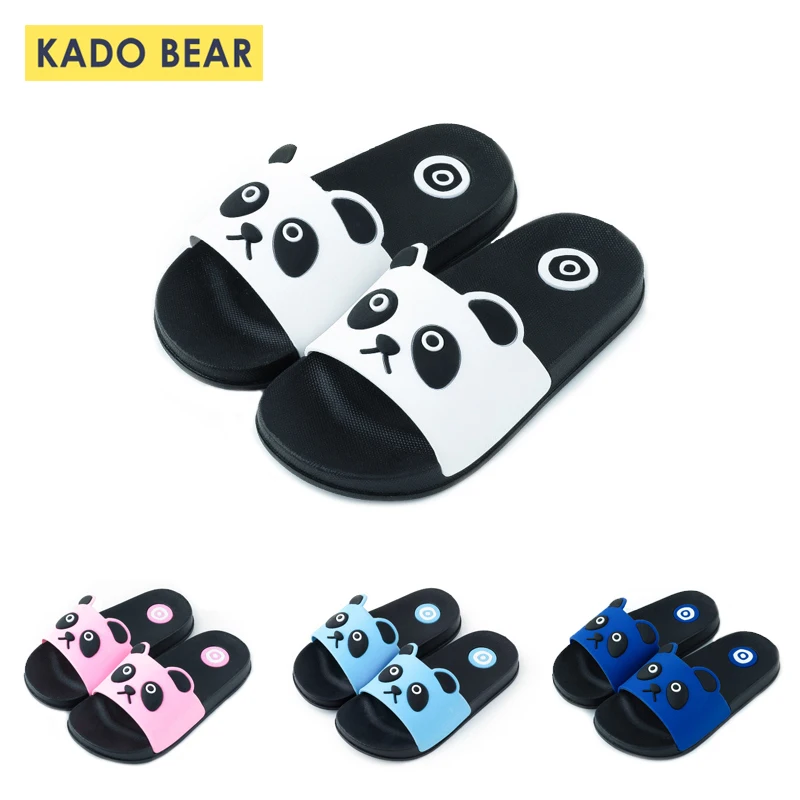 Сандалии детские для дома и сада милые летние шлепанцы с мультяшной пандой