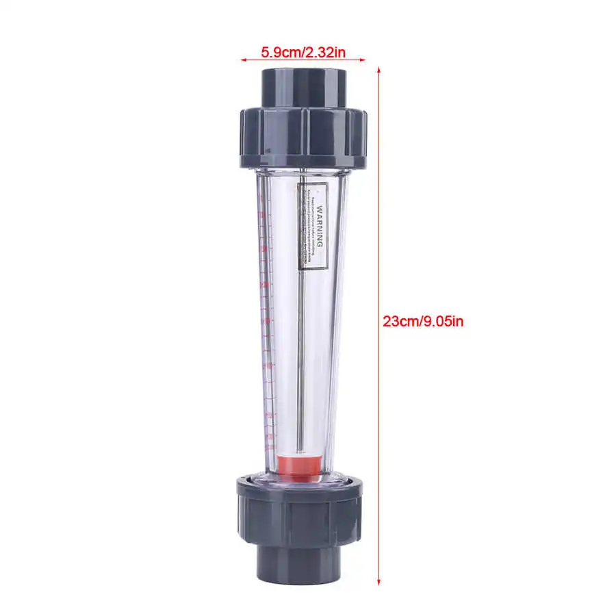 Flowmeter Plastic Tube Type LZS to 25 Flow Meter 300 3000L/H Water Rotameter Sensors Measurement Access | Инструменты