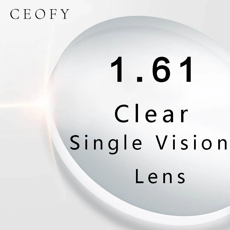 CEOFY 1.61 Index Prescription Eye Glasses Myopia Brand Lens Clear Glasses Hard Scratch Resistant Aspheric Optical Lenses