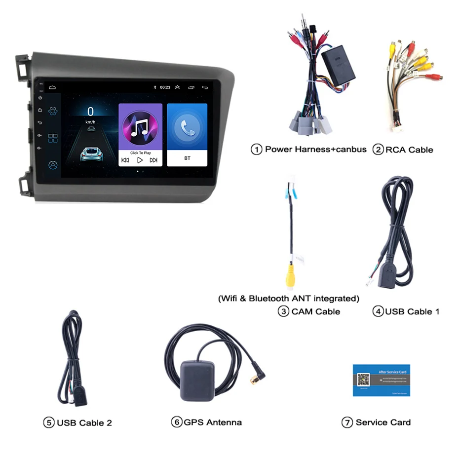 9 дюймовый 2.5D IPS закаленный HD мультисенсорный экран Android 8 1 NAVI для Honda civic 2012-2015 с