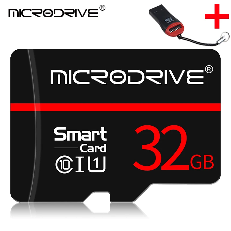 32G and Card Reader Новое поступление Microsd карты памяти 8 ГБ 16 ГБ 32 ГБ micro sd карты cartao de memoria C10 TF/SD карты 64 Гб 128 ГБ карт micro sd карта - Емкость: 32G and Card Reader