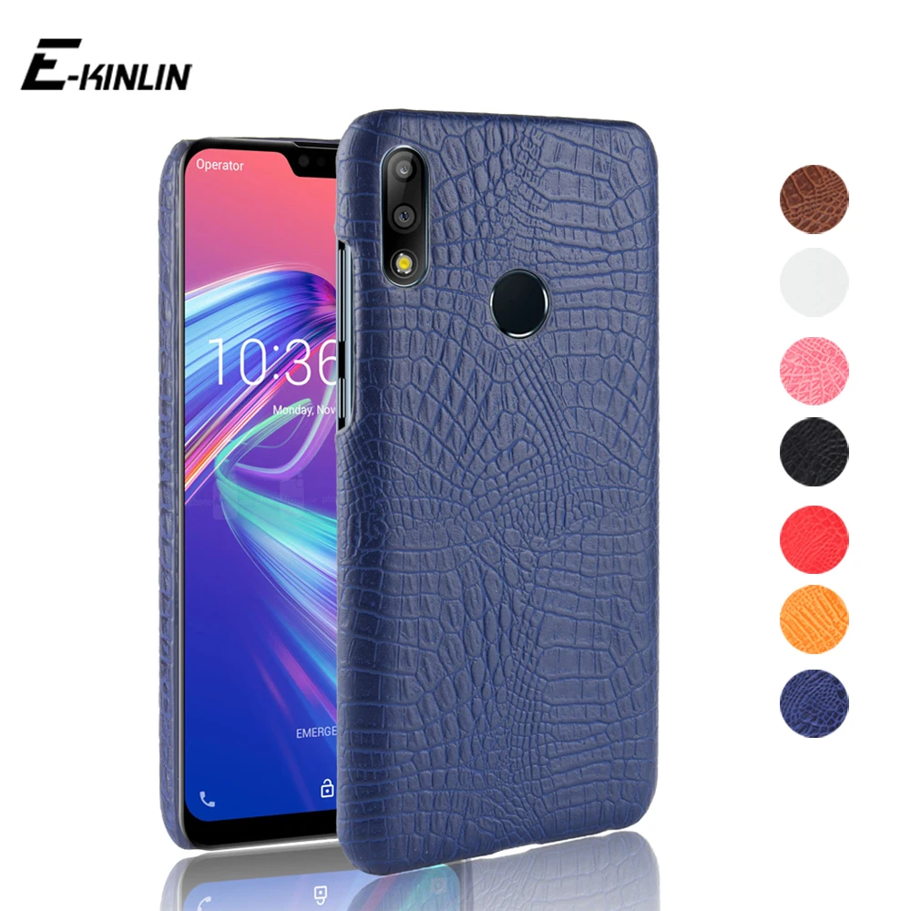 Чехол из крокодиловой змеиной кожи для ASUS ZenFone Max Pro M1 M2 ZB633KL ZB631KL ZB602KL ZB601KL ZB555KL