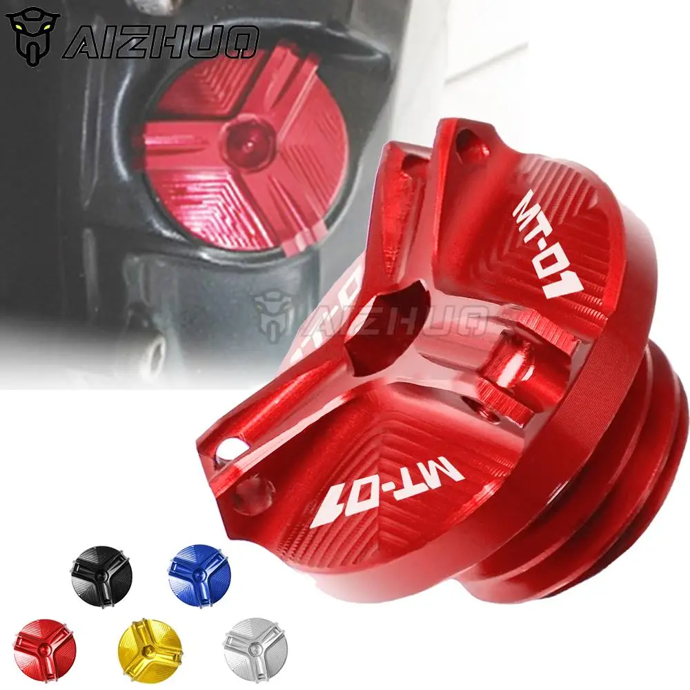 

Motorcycle For Yamaha MT-01 Aluminum Oil Fill Cap Engine Oil CUP Cover Screw CNC Accessories MT01 MT 01 2005-2011 2006 2007 2010
